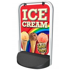 Ice Cream Swinger Pavement Stand